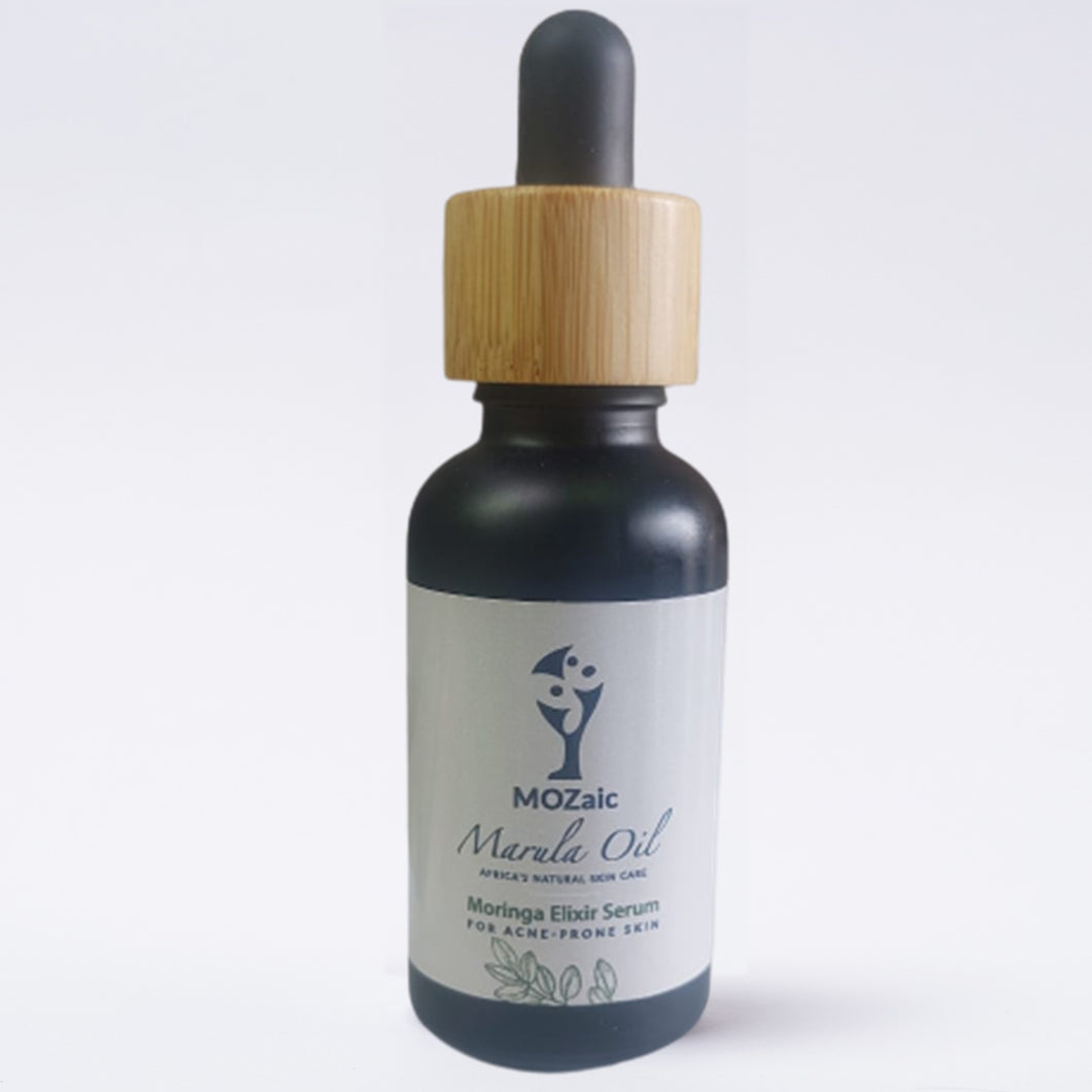 30ml MOZaic Marula Oil Moringa Elixir Serum for Acne-Prone Skin