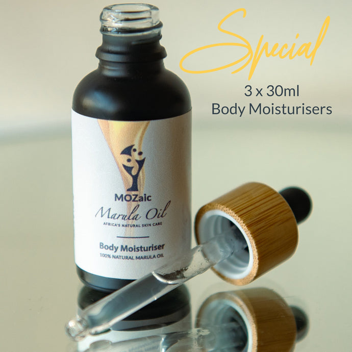 SPECIAL: 3 x 30ml Body Moisturisers