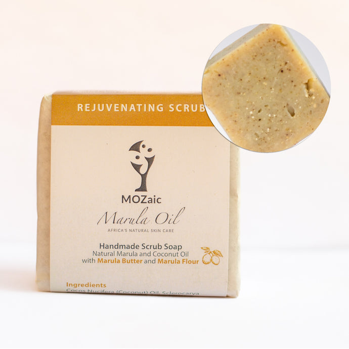 Rejuvenating Scrub Handmade Soap (Marula butter)